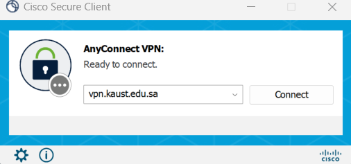 Connect window